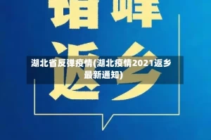 湖北省反弹疫情(湖北疫情2021返乡最新通知)