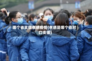 哪个省支援孝感疫情(孝感是哪个省对口支援)