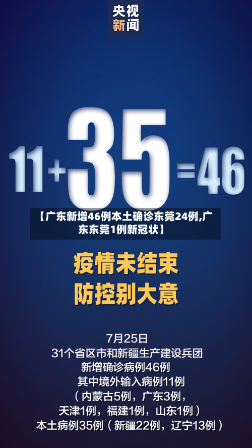 【广东新增46例本土确诊东莞24例,广东东莞1例新冠状】-第2张图片