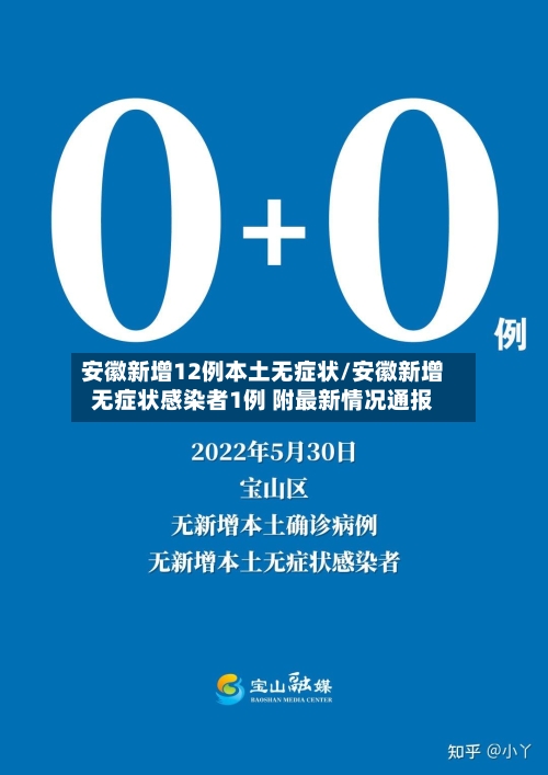 安徽新增12例本土无症状/安徽新增无症状感染者1例 附最新情况通报-第1张图片