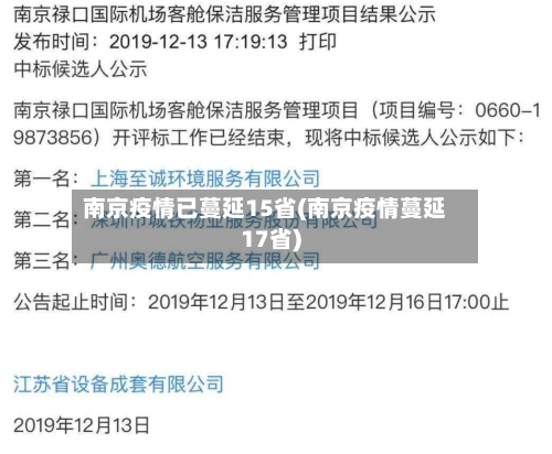 南京疫情已蔓延15省(南京疫情蔓延17省)-第1张图片