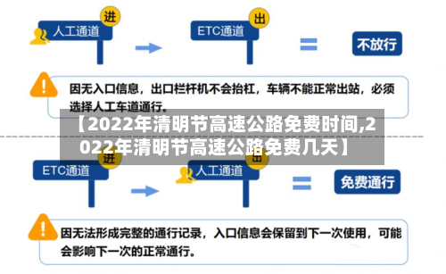 【2022年清明节高速公路免费时间,2022年清明节高速公路免费几天】-第3张图片